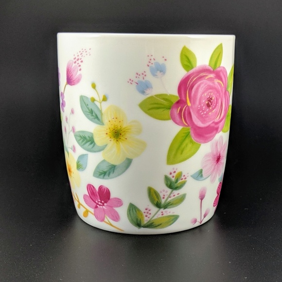 Flower Coffee Tea Mug Pink Roses Burton + Burton - Picture 6 of 8